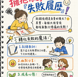 💡 搞砸了又怎樣？擁抱你的「失敗履歷」！ 📉