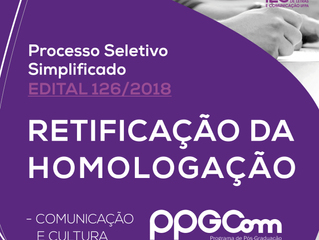 PS 126 | Retificação das inscrições homologadas