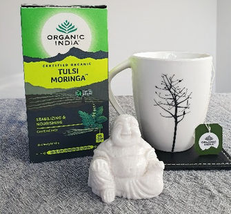 Herbal Teas: Organic India Tulsi Moringa Tea Review