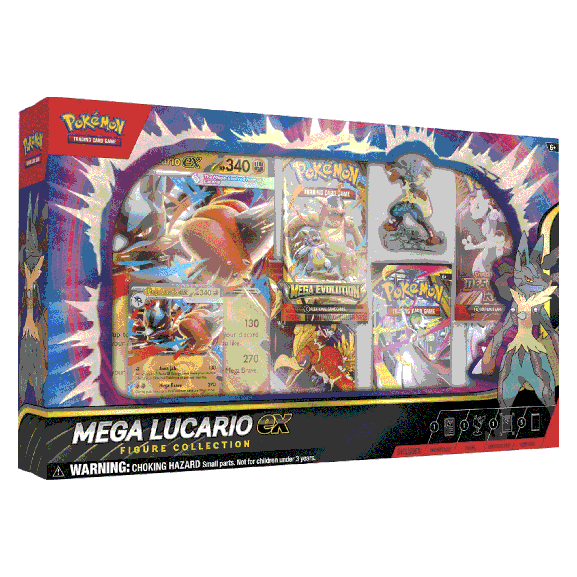 POKÉMON TCG MEGA EVOLUTION | MEGA LUCARIO ex FIGURE COLLECTION