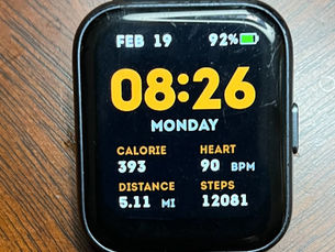 The Hardest Part Of Getting In Your Steps is...