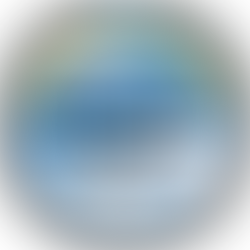 Button that says Welcoming New Neighbors - Refugees!