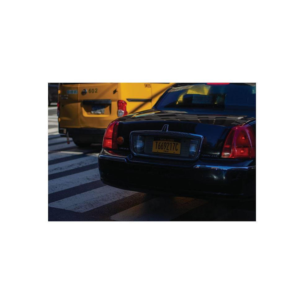 Thumbnail: Yellow Behind Black, New York Street Photography Print
