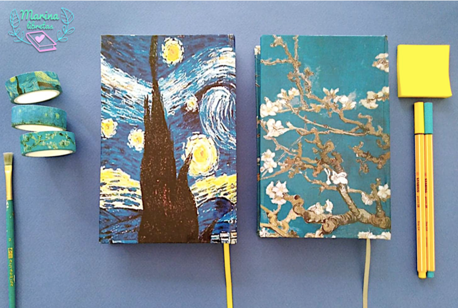 Miniatura: Libreta artesanal - Van Gogh