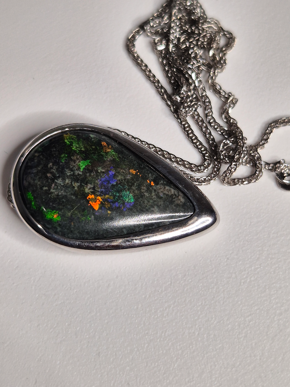 Thumbnail: ANDAMOOKA HARD MATRIX OPAL PENDANT