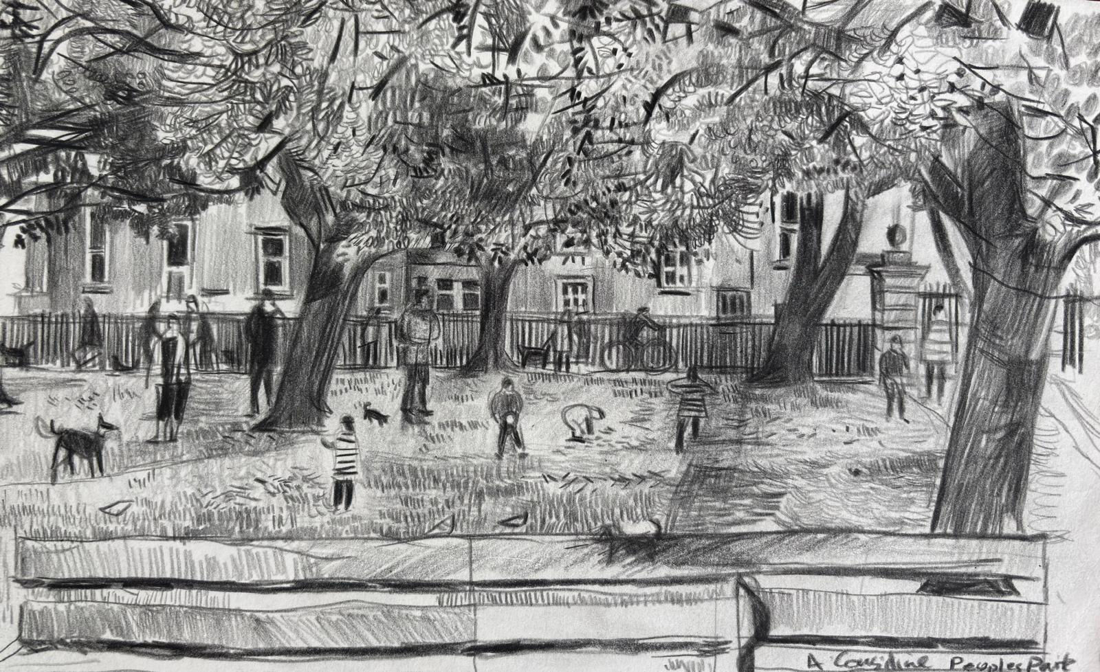People's Park Dun Laoghaire (vii)  50 x 40cm