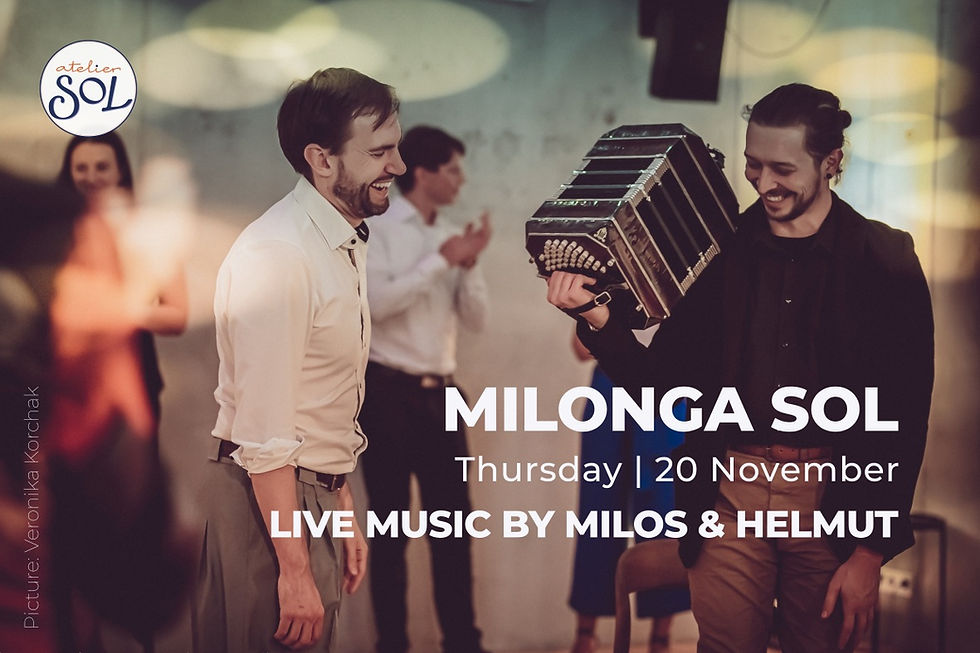 Milonga SOL Pre Marathon Edition with Live Music