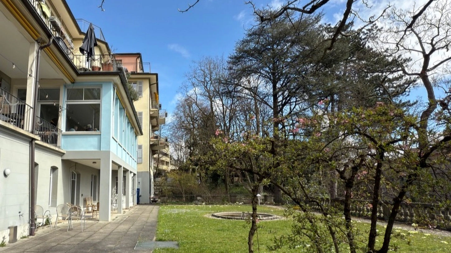 Garten des Gartenraums in Blickrichtung Osten
