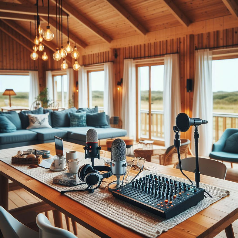 Podcastworkshop i sommerhus