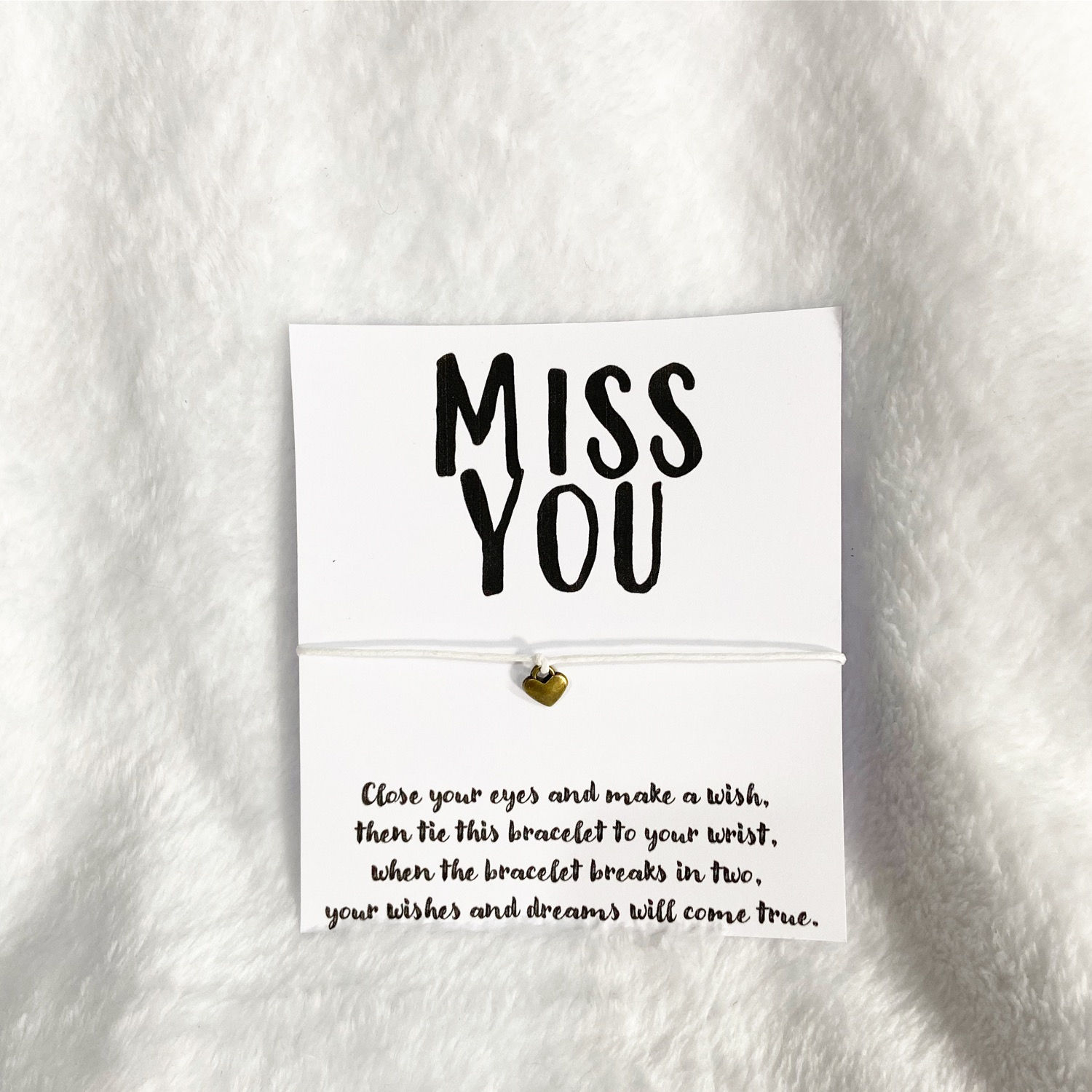 Miss you wish bracelet 