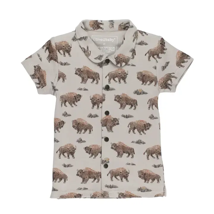 Bison Button Up