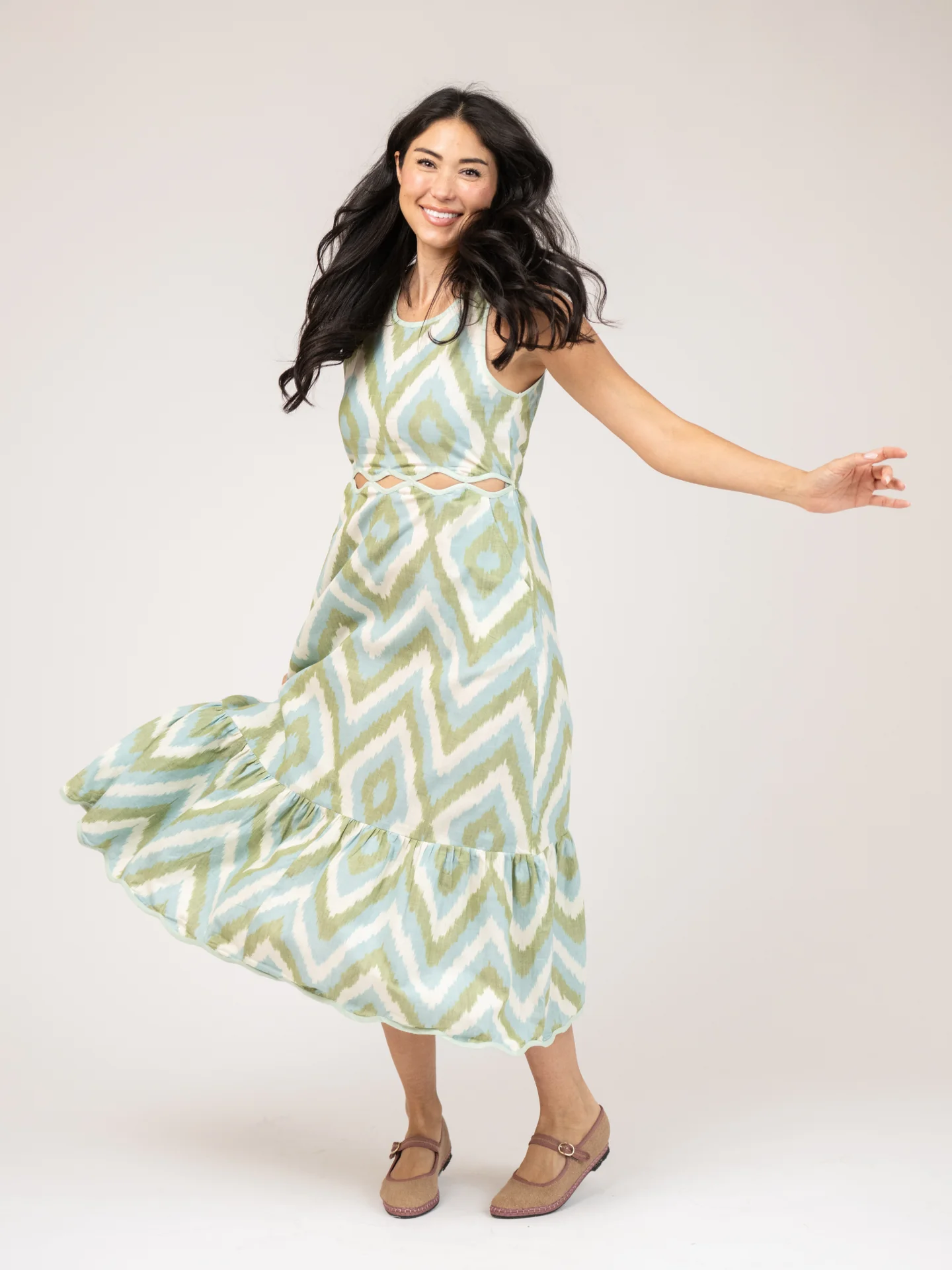 Rosalina Ikat Dress