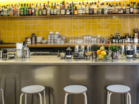 bar de 'établissement combat à belleville paris