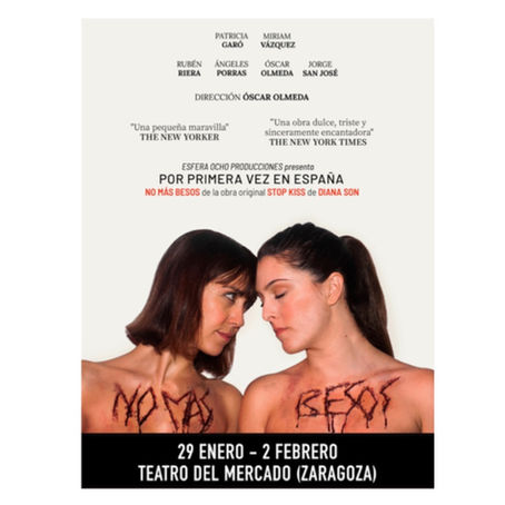 "No más besos" llega a Zaragoza.