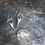 Thumbnail: Sterling Hearts on Gold wire Earrings