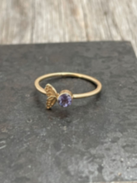 Tanzanite Wing Ring