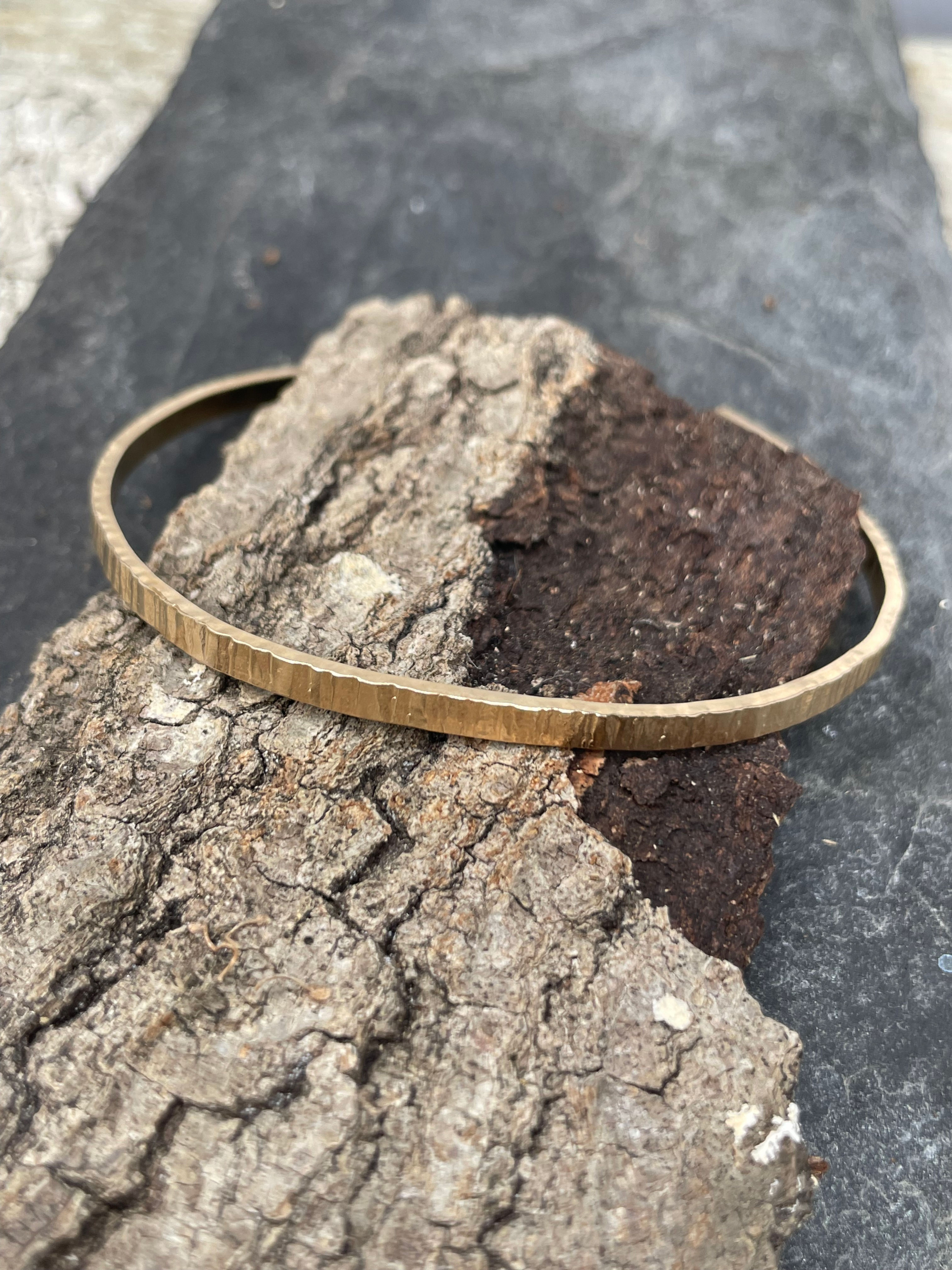 Hammered Gold-fill Cuff