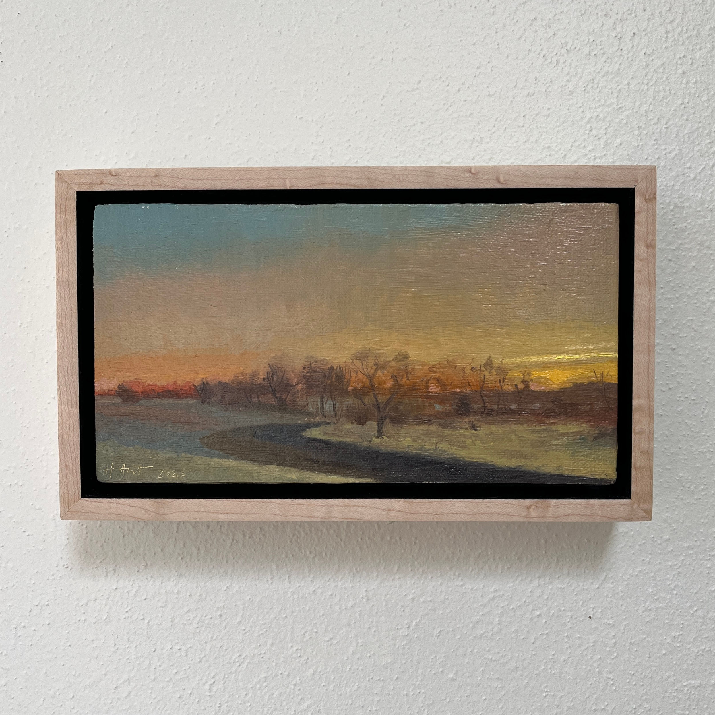 Spring Sunset Over Farms on E II