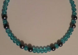 Pale Blue and Silver