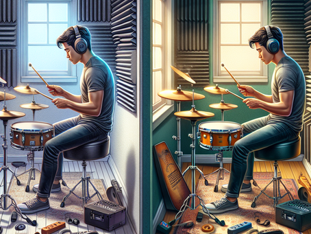 Maximizing Your Drumming Potential in Limited Space: Tips for Drummers to Practice Without Disturbing Neighbors