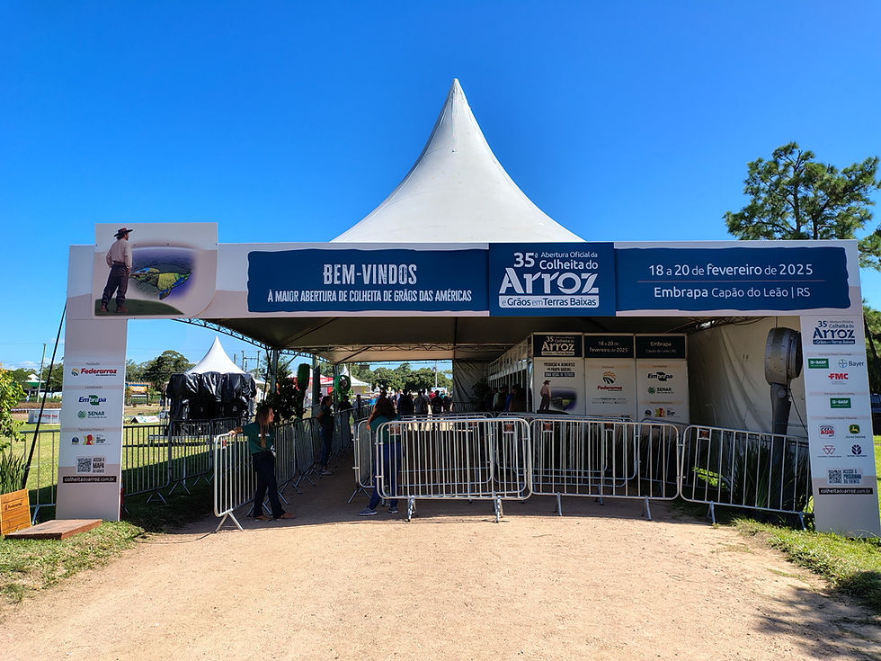 FAPEG estreia na 35ª Abertura Oficial da Colheita do Arroz e Grãos em Terras Baixas