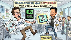 หนุ่มวัย 31 มีอายุชีวภาพแค่ 10 ขวบ — ไม่ต้องกินยา 200 เม็ดแบบ Bryan Johnson