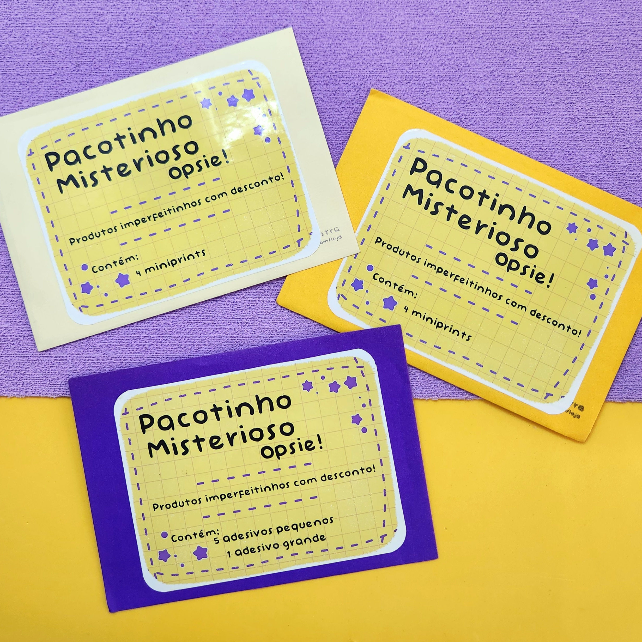 Pacotinho Misterioso Oopsie! G