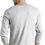 Thumbnail: Men's Grey Solid Cotton Henley Tees
