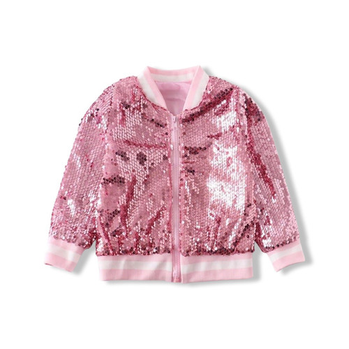 pink shimmer jacket