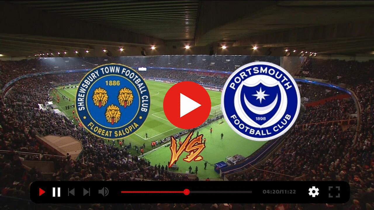 Today Shrewsbury vs. Portsmouth live free 16 December 2023 Group
