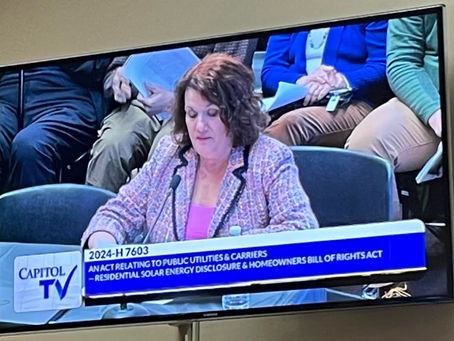 Mia testifies on consumer protection legislation