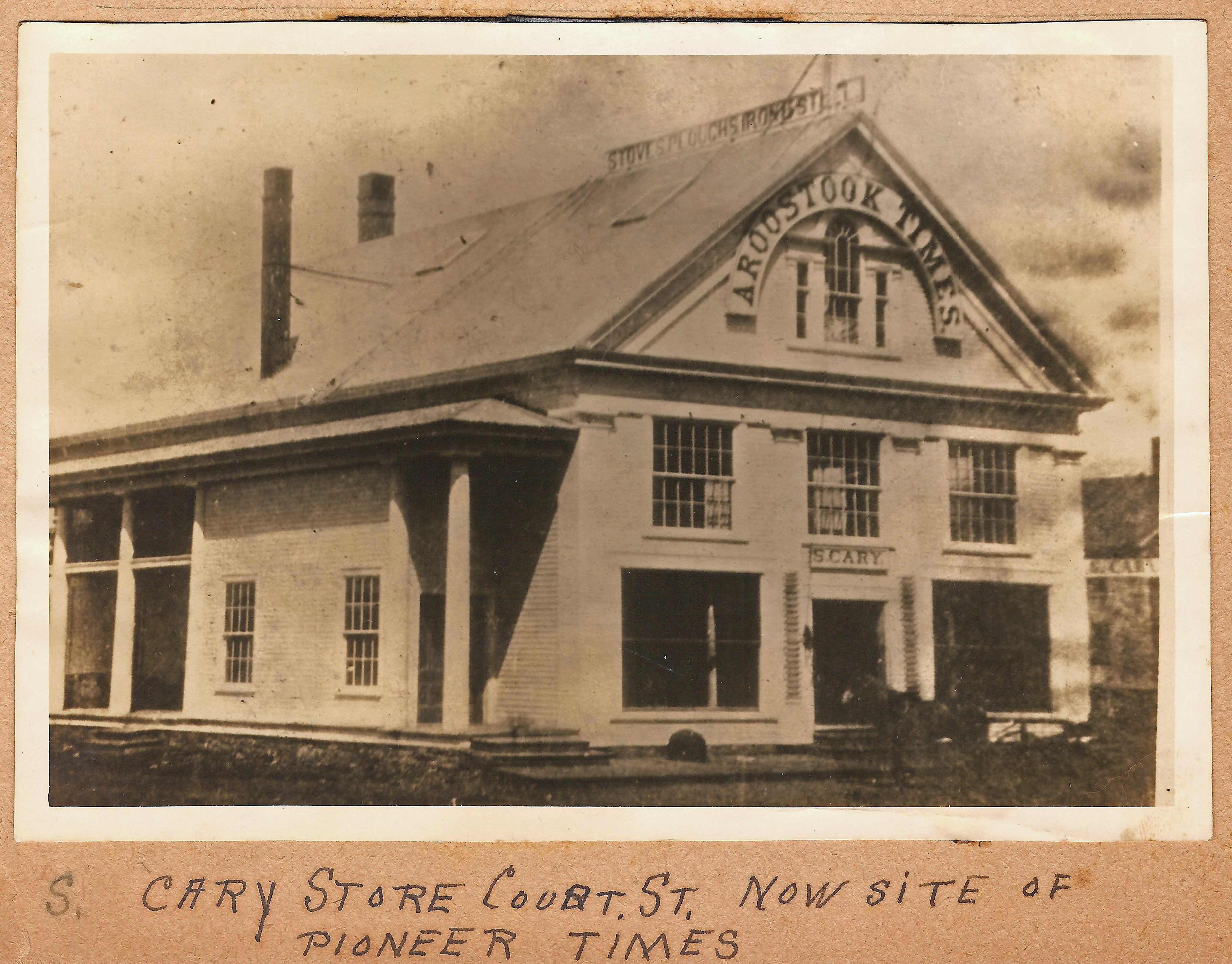 S Cary Aroostook Times