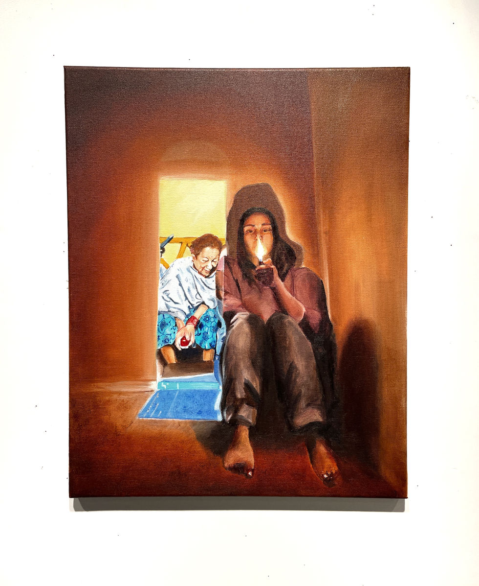 Quiet Birthday
Oil on canvas
20x16