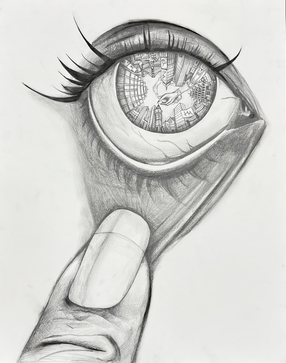 Through my Eyes
Pencil on paper
18x24