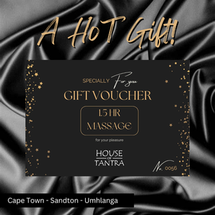 A HoT Gift! A gift voucher for a sensational sensual massage in Umhlanga