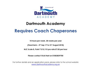 Coach Chaperones required