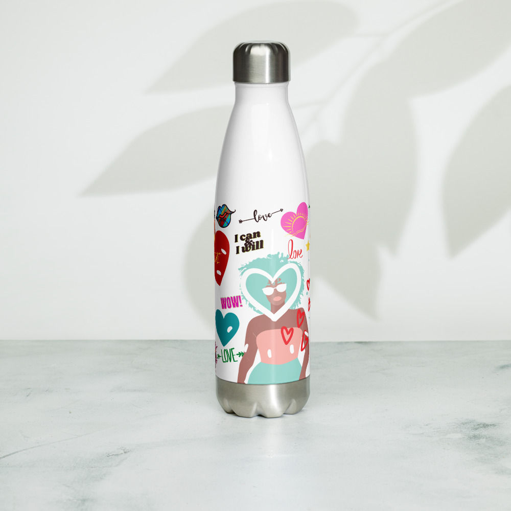Motivated Girl - Stainless Steel Water Bottle
