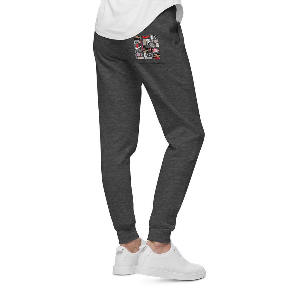 Thumbnail: Mas Fete - Unisex fleece sweatpants gry