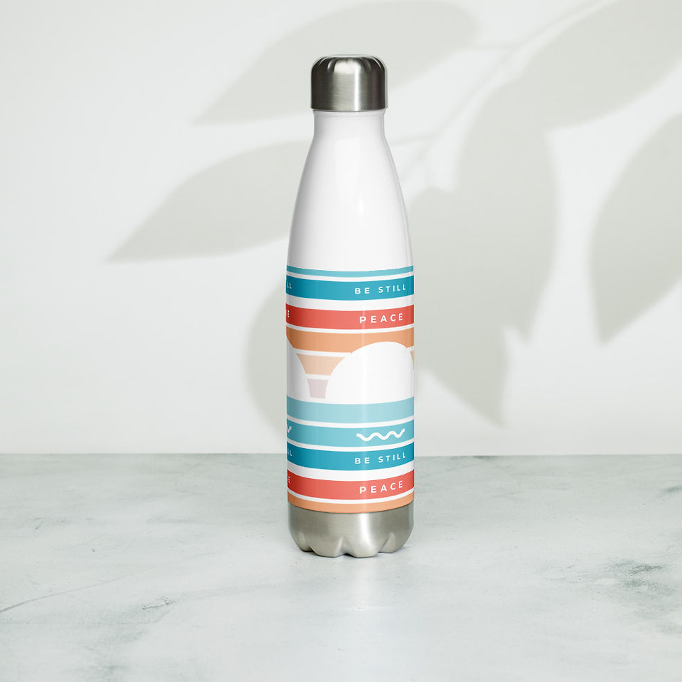 Thumbnail: Peace Be Still - Stainless Steel Water Bottle