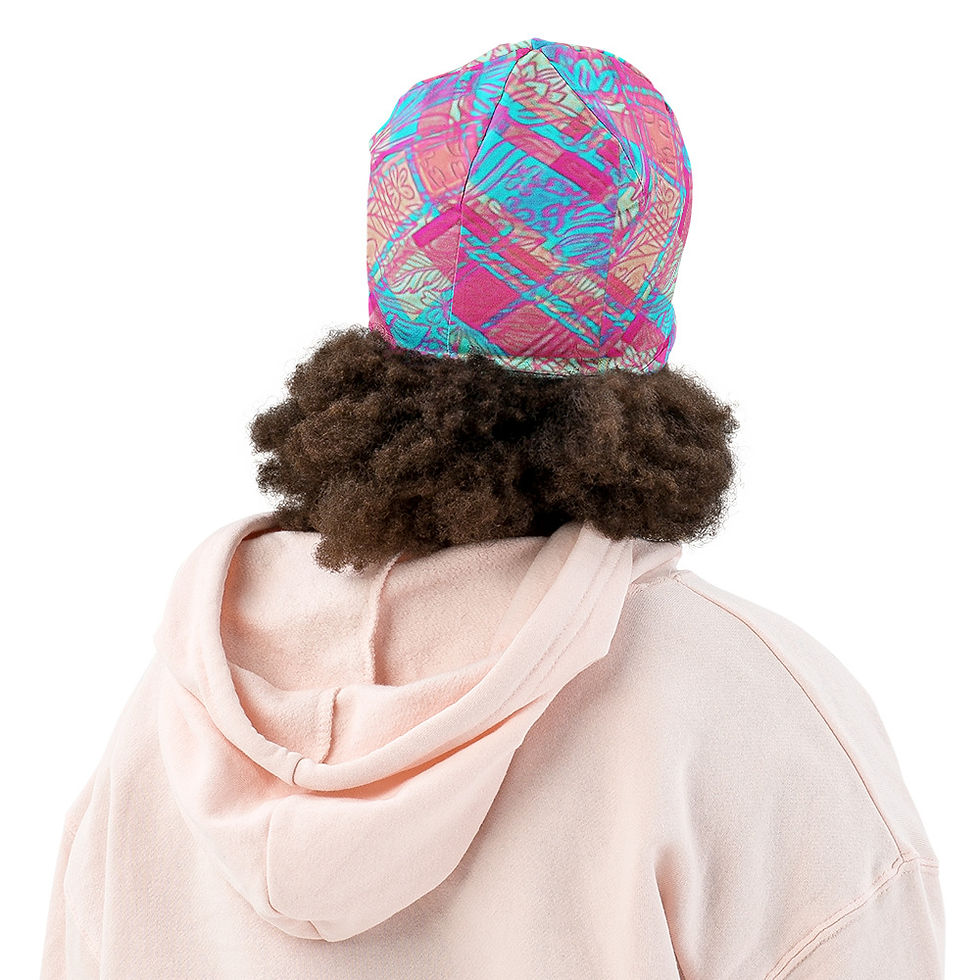 Thumbnail: Madras - Kids Beanie mpnk