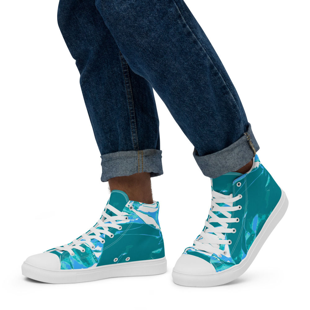 Agua Kicks - Men’s high top canvas shoes