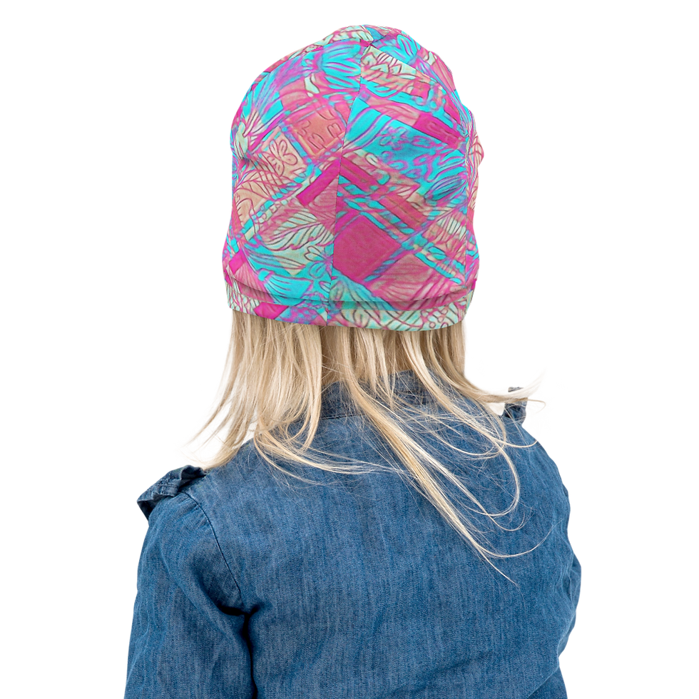 Thumbnail: Madras - Kids Beanie mpnk