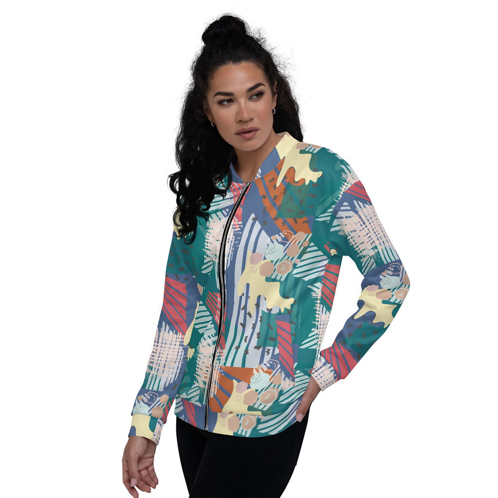Thumbnail: splash - Unisex Bomber Jacket
