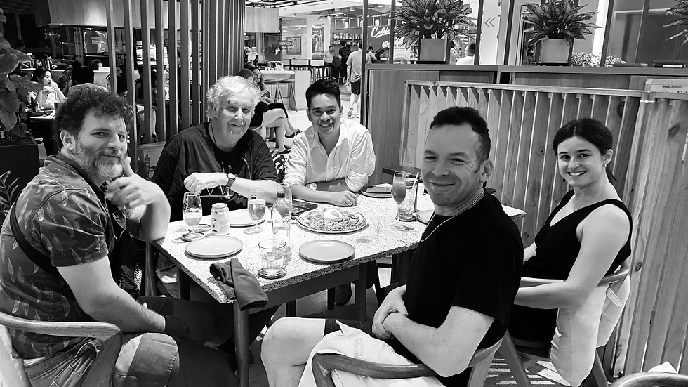 A working lunch with the Preve films team.