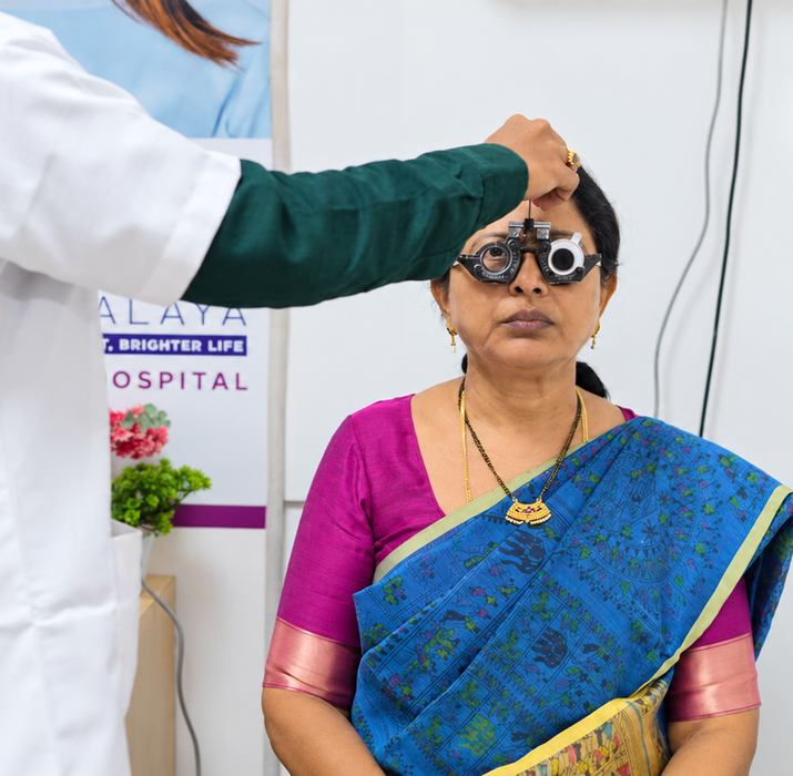 Eye Vision Examination at Sanjeevan Netralaya