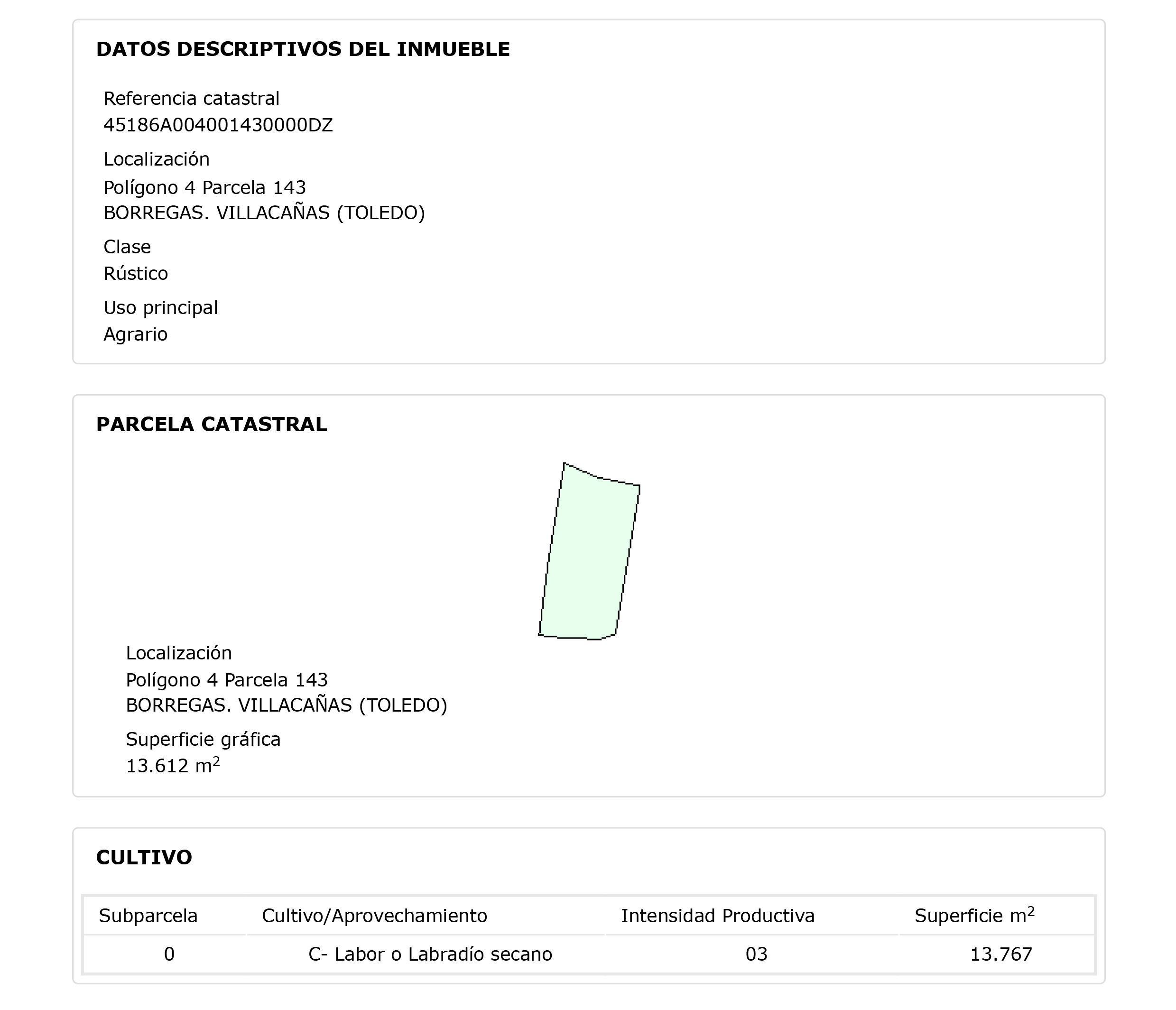 Terrenos a la venta en Villacañas