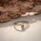 Thumbnail: Rose Gold Pebble and Silver Wrap Ring