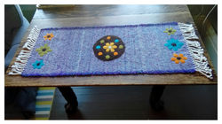Woven and Felted Table Runner