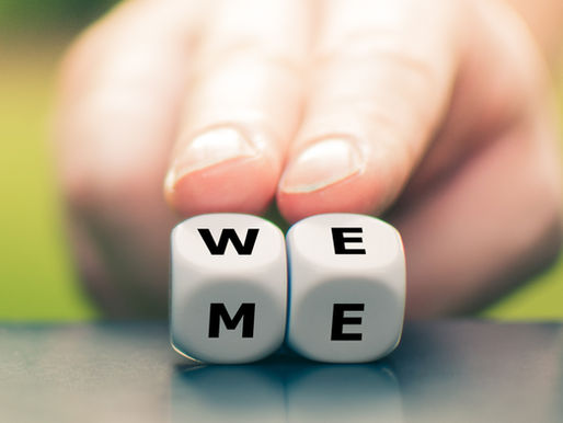 It's not a "me" problem, it's a "we" problem