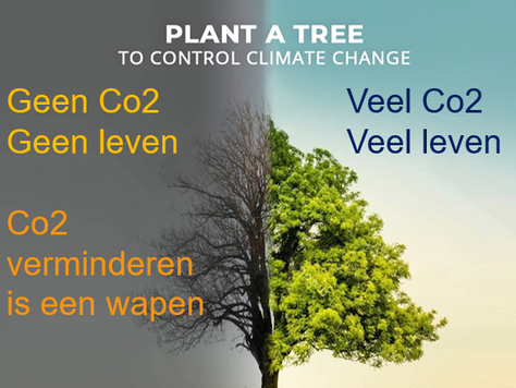 Co2 (kooldioxide) Is super belangrijk voor elke leven op aarde. Het verminderen van co2 is een goedkoop wapen om mensen te vernietigen.